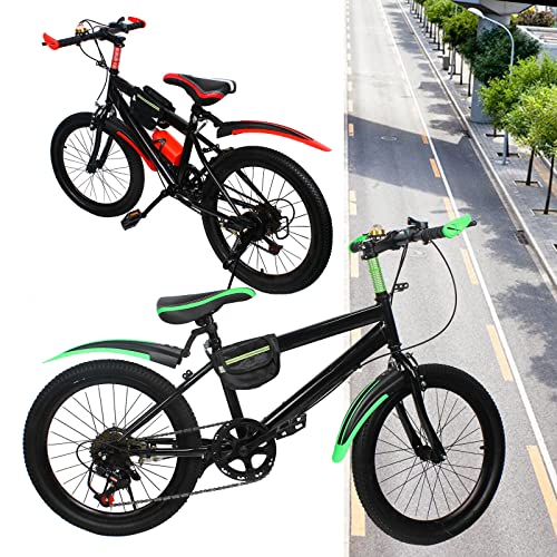 B0B8NX6QFX 1 69c2b70d97ee4 Mountain bike da 20", bicicletta per bambini con parafanghi, 7 marce, per ragazzi e ragazze, in acciaio al carbonio, idea reg