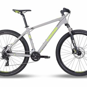 HEAD Unisex - Adulti Troy 2.0 Mountain Bike Mountain Bike Opaco Grigio Chiaro Verde 51
