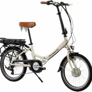 F.lli Schiano E-Star, Bici Elettrica Pieghevole 20 Inches per Adulti, 36V 10.4Ah Batteria Rimovibile, Motore 250W 40Nm, City