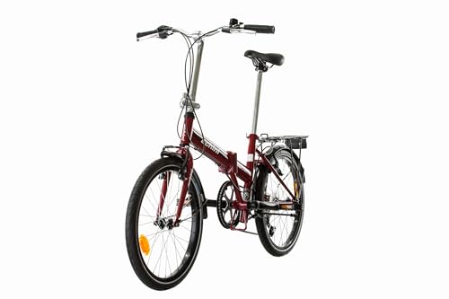 B0CTCCGP38 3 69c2c0d0dea67 Multibrand PROBIKE Pieghevole 20 pollici, bicicletta pieghevole a 6 marce, bicicletta da uomo e ragazzo, parafanghi, adatto a