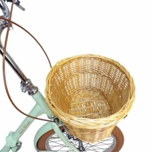 Cicli Tessari - bicicletta pieghevole bici da passeggio graziella car-bike con cesto anteriore in vimini vintage - immagine 3