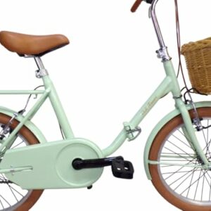 Cicli Tessari - bicicletta pieghevole bici da passeggio graziella car-bike con cesto anteriore in vimini vintage - immagine 5