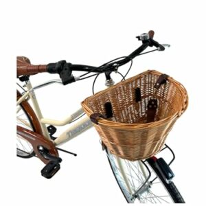 MADICKS Bicicletta Donna da Passeggio Olanda Misura 28 Bici da città Vintage retrò con Cestino Beige Con Cambio - immagine 5