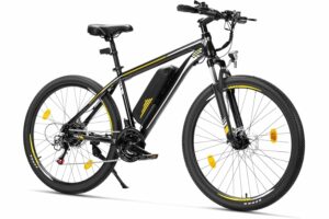 Touroll Bicicletta Elettrica, U1, Batteria Rimovibile 36V 13Ah, Autonomia di 65-30km, bicicletta elettrica uom, Motore 45 NM