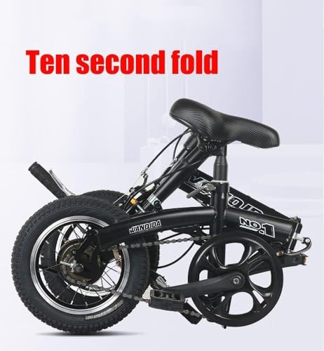 B0D817KVBL 1 69c2c1188f723 SJAPEX Bicicletta Pieghevole per Adulti da 14 Pollici, Bici Pieghevole da Città, Bici Pieghevole Portatile Leggera A velocità