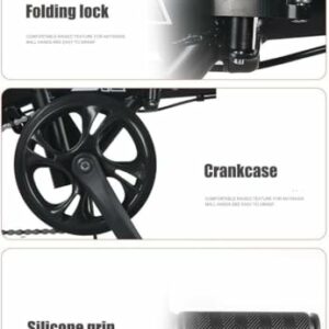 SJAPEX Bicicletta Pieghevole per Adulti da 14 Pollici, Bici Pieghevole da Città, Bici Pieghevole Portatile Leggera A velocità - immagine 5