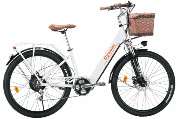 B0D8NTSRL1 69c2b7ac3487e cysum cityrun bici elettrica donna, 26'' pedalata assistita Bicicletta Elettrica, City E-bike per adulti, 250W motore 25km/h,
