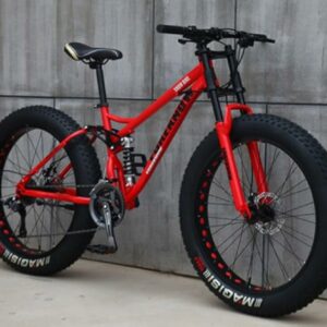 Kcolic Mountain Bike 24/26" Bici Per Adulti Fat Tire Bike 21 Velocità Telaio Acciaio Carbonio Doppia Sospensione Completa Dop - immagine 1