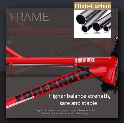 B0DHS7Q1P3 2 69c2c935d82e2 Kcolic Mountain Bike 24/26" Bici Per Adulti Fat Tire Bike 21 Velocità Telaio Acciaio Carbonio Doppia Sospensione Completa Dop