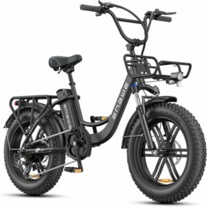 ENGWE Bicicletta Elettrica Adulto, 20'' ×4.0'' Fat Tire Bici Elettrica per Donna, 7 Velocità, 250W Batteria Rimovibile 48V 13 5 ENGWE Bicicletta Elettrica Adulto, 20'' ×4.0'' Fat Tire Bici Elettrica per Donna, 7 Velocità, 250W Batteria Rimovibile 48V 13 - immagine 1