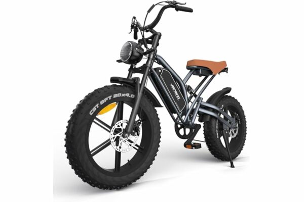 B0DWMDJW4L 69c2b5cc1b37a JANSNO Bicicletta Elettrica 20" x 4.0 Fat Tire, 7 Velocità Bici Elettrica, Freni a Disco Meccanici Anteriori e Posteriori, E-