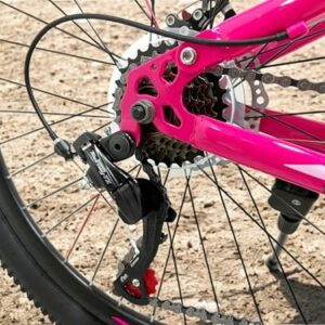 IBK Bicicletta Ragazza Mountain Bike Bici MTB 26'' Pollici BIAMMORTIZZATA Ragazza Cambio 21 Velocità Freni a Disco - immagine 4