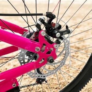 IBK Bicicletta Ragazza Mountain Bike Bici MTB 26'' Pollici BIAMMORTIZZATA Ragazza Cambio 21 Velocità Freni a Disco - immagine 5