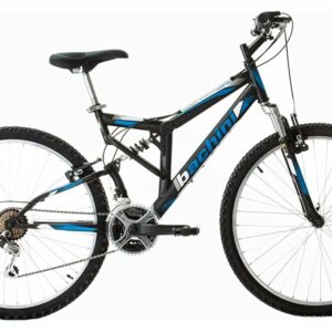 Biciclette e accessori con spedizione gratuita, ciclismo 58 Multibrand Bachini Extreme Mountain Bike biammortizzata da 26 pollici, 18 velocità, V-Brake, per uomo, donna, ragazza e ragaz