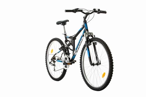 B0F1CX8LH6 1 69c2c8abf00ab Multibrand Bachini Extreme Mountain Bike biammortizzata da 26 pollici, 18 velocità, V-Brake, per uomo, donna, ragazza e ragaz