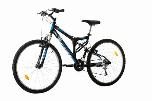 B0F1CX8LH6 3 69c2c8ae79da4 Multibrand Bachini Extreme Mountain Bike biammortizzata da 26 pollici, 18 velocità, V-Brake, per uomo, donna, ragazza e ragaz