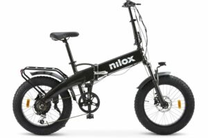 Nilox, Ebike X10 Ultra, Bici Elettrica Pieghevole, Fino a 90 km di Autonomia, Fino a 25 Km/h, Motore da 48 V/250 W e Batteria