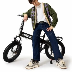 Nilox, Ebike X10 Ultra, Bici Elettrica Pieghevole, Fino a 90 km di Autonomia, Fino a 25 Km/h, Motore da 48 V/250 W e Batteria 8 Nilox, Ebike X10 Ultra, Bici Elettrica Pieghevole, Fino a 90 km di Autonomia, Fino a 25 Km/h, Motore da 48 V/250 W e Batteria - immagine 4