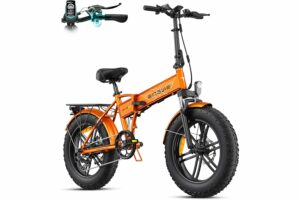 ENGWE Bici Elettrica Pieghevole, Bicicletta Elettrica da 48V 13Ah Batteria Rimovibile, Autonomia di 50-120 km E-bike，20"×4.0"