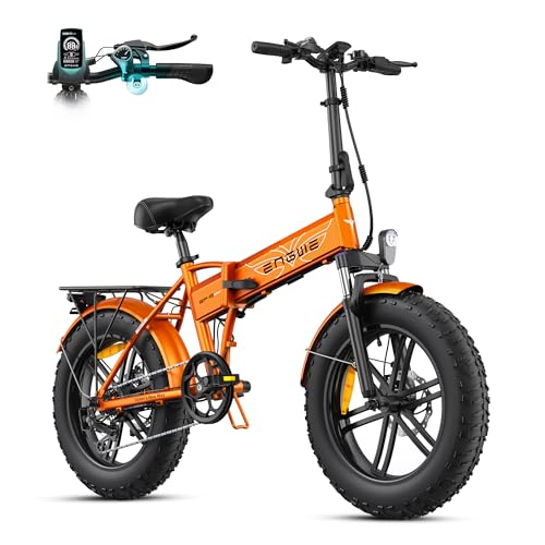 B0F4D5P9YT 0 69c2b5dc8a730 ENGWE Bici Elettrica Pieghevole, Bicicletta Elettrica da 48V 13Ah Batteria Rimovibile, Autonomia di 50-120 km E-bike，20"×4.0"