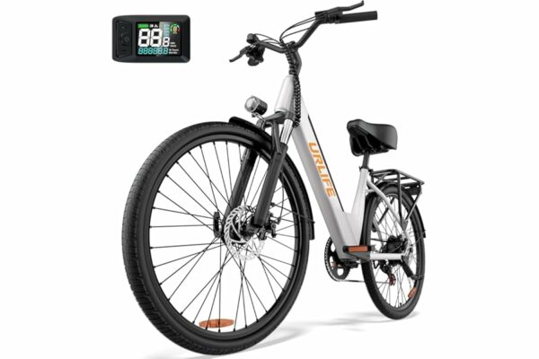 B0F6XXY98R 69c2b59af0875 URLIFE Bici Elettrica Per Adulti Da 26", Bicicletta Elettrica con display LCD, 7 Velocità Batteria Rimovibile Autonomia, E-bi