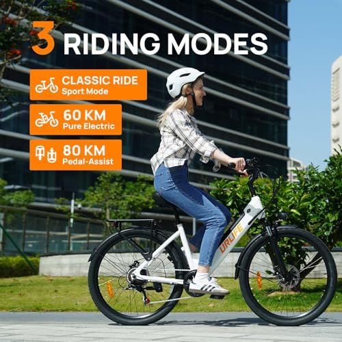 B0F6XXY98R 3 69c2b5a6bf981 URLIFE Bici Elettrica Per Adulti Da 26", Bicicletta Elettrica con display LCD, 7 Velocità Batteria Rimovibile Autonomia, E-bi
