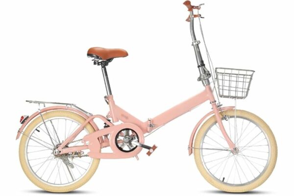 B0F8QSY3GV 69c2c08ba7ff4 QKDWQZ Bicicletta Pieghevole In Alluminio Da 20/22 Pollici Con Freno A Disco E Freno A V, Bicicletta Pieghevole Per Uomo E Do