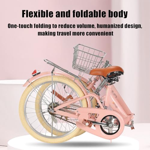 B0F8QSY3GV 1 69c2c08e8f6b0 QKDWQZ Bicicletta Pieghevole In Alluminio Da 20/22 Pollici Con Freno A Disco E Freno A V, Bicicletta Pieghevole Per Uomo E Do