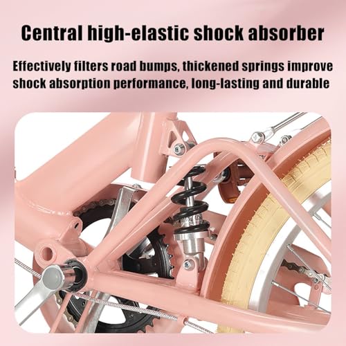 B0F8QSY3GV 2 69c2c08fc10f9 QKDWQZ Bicicletta Pieghevole In Alluminio Da 20/22 Pollici Con Freno A Disco E Freno A V, Bicicletta Pieghevole Per Uomo E Do