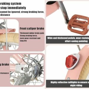 QKDWQZ Bicicletta Pieghevole In Alluminio Da 20/22 Pollici Con Freno A Disco E Freno A V, Bicicletta Pieghevole Per Uomo E Do - immagine 5