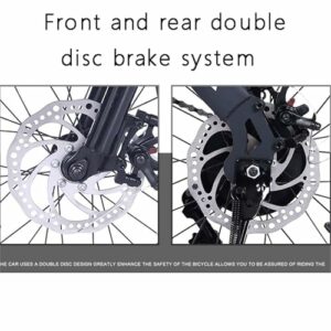 Bicicletta Pieghevole 18/16" City Bike Pieghevole, 6 Velocità, Anteriore E Posteriore Mudgard,Unisex, Mini Bici Pieghevole Le - immagine 4