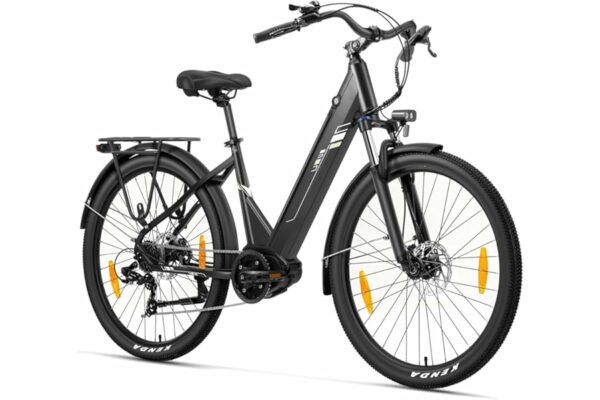 B0FCFRQKDX 69c2b72af0d9f Touroll Bicicletta elettrica Urbano 3,con freno a disco idraulico, Motore Centrale 70 NM, Batteria Rimovibile 13Ah, Autonomia