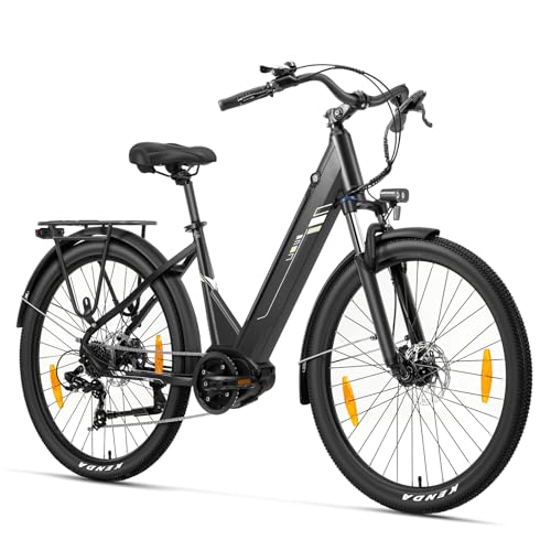 B0FCFRQKDX 0 69c2b72c490f0 Touroll Bicicletta elettrica Urbano 3,con freno a disco idraulico, Motore Centrale 70 NM, Batteria Rimovibile 13Ah, Autonomia