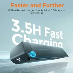 ENGWE Bicicletta Elettrica Pieghevole, Batteria Da 48 V 13,5Ah Con Autonomia Fino A 120km, Sensore Di Coppia Con Freni Idraul - immagine 4