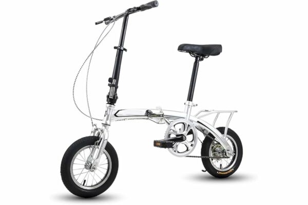 B0FND95NBZ 69c2bf9e387e4 Kcolic Bici Pieghevole 12 Pollici, Bici Città Compatta, per Studenti Adulti, Mini Bici Pieghevole Leggera per Bici Lavoro A,1