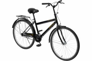 Baroni Home Bicicletta da Passeggio, Manubrio e Sellino Regolabile, Bici con Doppio Freno Anteriore e Posteriore, 26 Pollici,