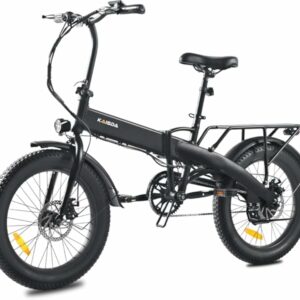 KAISDA Bici Elettrica Pieghevole 20 Pollici Bicicletta Elettrica da 36V 10.4Ah, 20 * 3.0" Pneumatici Larghi fino a 60 km, Dis 5 KAISDA Bici Elettrica Pieghevole 20 Pollici Bicicletta Elettrica da 36V 10.4Ah, 20 * 3.0" Pneumatici Larghi fino a 60 km, Dis - immagine 1