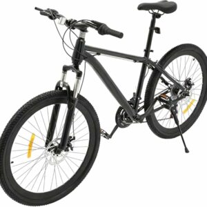 Gdetnysty Mountain bike Hardtail 26 pollici bicicletta per adulti con freni a disco a 21 marce, forcella ammortizzata, telaio