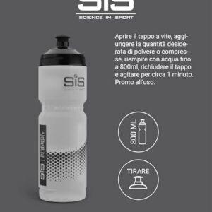Science in Sport Borraccia sportiva 800ml - Con pratico sistema Easy Mix, Borraccia per bici, palestra, escursionismo o lavor 9 Science in Sport Borraccia sportiva 800ml - Con pratico sistema Easy Mix, Borraccia per bici, palestra, escursionismo o lavor - immagine 5