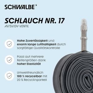 Schwalbe SV 17 Tubo per bicicletta 27/28? - immagine 3