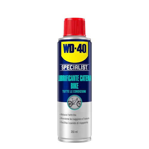 B00R1Q5ZJ2 gal 0 69cfb6747c36e WD-40 Specialist Bike - Lubrificante Catena Bici MTB Strada E-Bike - Olio Spray Tutte le Condizioni Meteo - Protegge dalla Ru