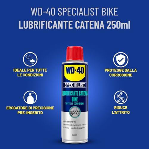 B00R1Q5ZJ2 gal 1 69cfb67758474 WD-40 Specialist Bike - Lubrificante Catena Bici MTB Strada E-Bike - Olio Spray Tutte le Condizioni Meteo - Protegge dalla Ru