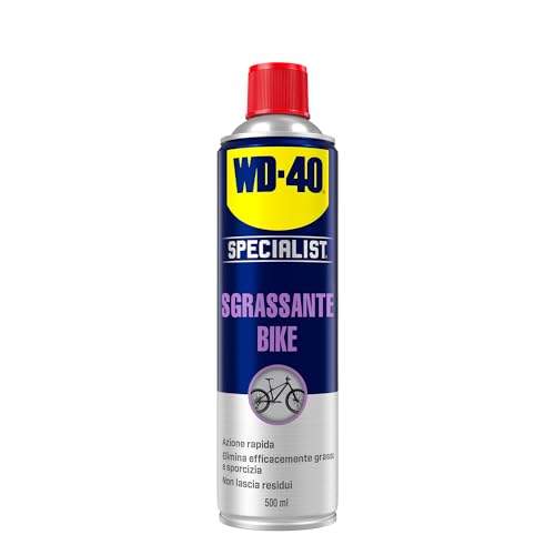 B00R1Q60YQ gal 0 69cfb8731631d WD-40 - Specialist - Sgrassante Bike - Azione Rapida - Rimuove grasso, olio, polvere e sporco - Rallenta l’usura - Non lascia