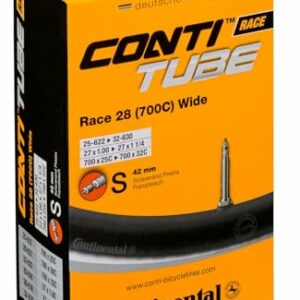Continental Race 28 700 x 25-32c Bike Inner Tubes - Presta 42mm Long Valve (Pair) - immagine 3
