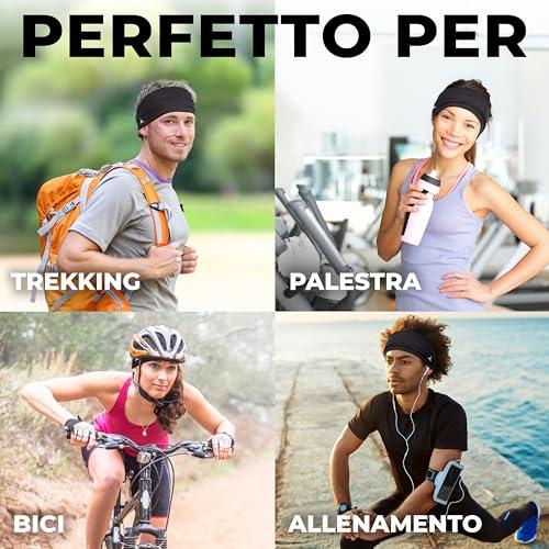 B01MQ4MJ33 gal 3 69cf8bd9a2e9e French Fitness Revolution - Fascia elastica sportiva per uomini e donne – corsa, ciclismo, basket, yoga, fitness – fascia per