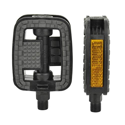 B01N32JHIF gal 0 69cfa0d03b085 Fischer pedals with anti-slip and reflectors, suitable for all bicycle types, black