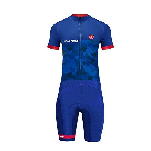B07C4NR7HD gal 0 69d0c12b72e2b UGLY FROG ZWSL09 Nuovi Uomini Traspirante Primavera Autunno A Maniche Corta Ciclismo Body Skinsuit All'aperto Sportswear A...