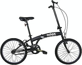 Nilox, Bike X0, Bici Pieghevole, Facile da Trasportare, Design Moderno, con Telaio Opaco in Acciaio, Bicicletta Leggera, 1...