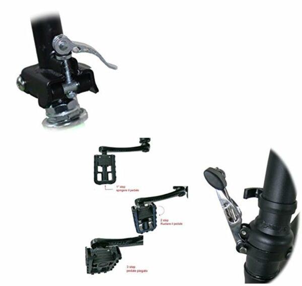 B07PD7GZBB gal 3 69d0bbd668ff5 Nilox, Bike X0, Bici Pieghevole, Facile da Trasportare, Design Moderno, con Telaio Opaco in Acciaio, Bicicletta Leggera, 1...