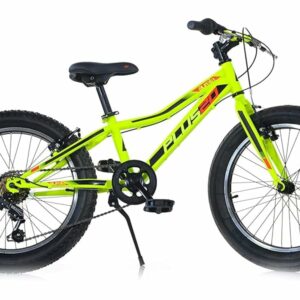 Bicicletta Fat-Bike Ragazzo 20" 6V Aurelia MTB Plus Gialla